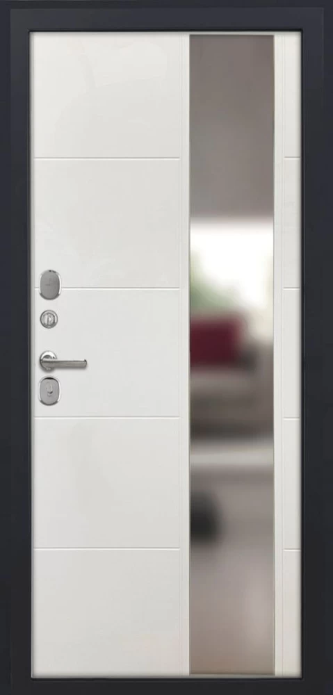 Входная дверь ДвериПРО L Термо ФЛЗ-649 капучино (зеркало) DPRO196805 внутренняя сторона