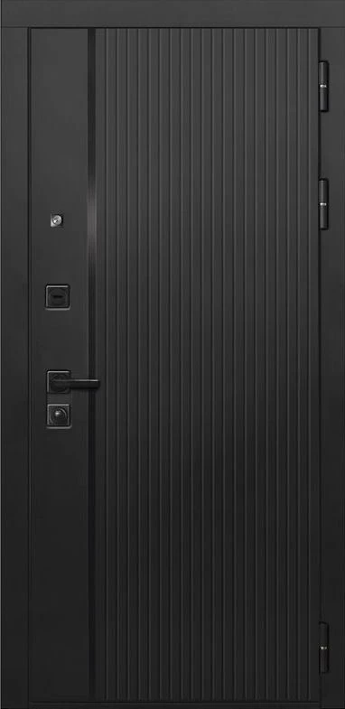 Входная дверь ДвериПРО L-45 Без фрезеровки Дуб пацифик горизонт DPRO196722 внешняя сторона