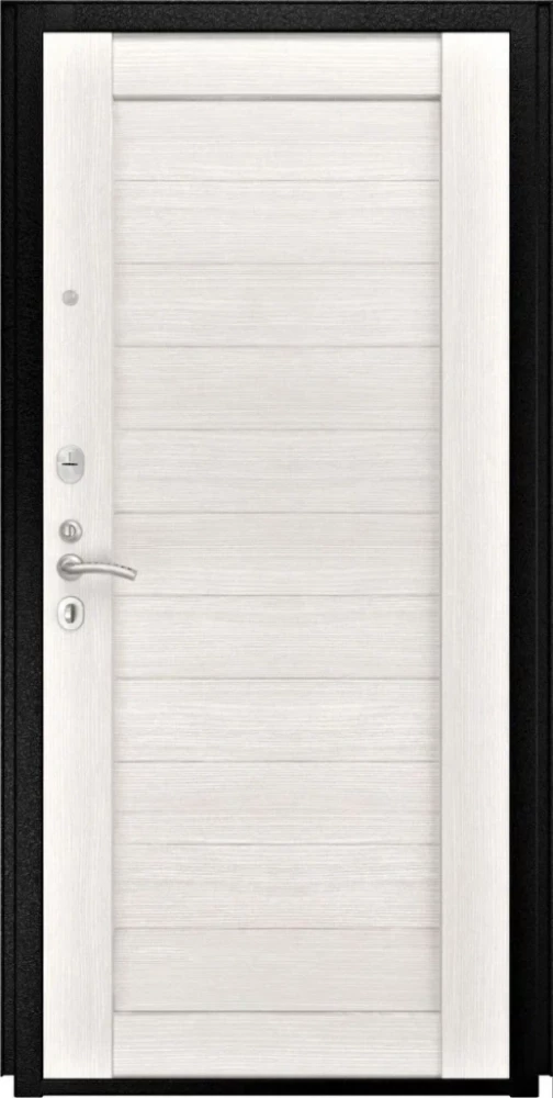 Входная дверь ДвериПРО Квадро СБ-3 листв. бел. (21 беленый дуб) DPRO196768 внутренняя сторона
