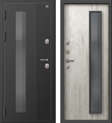 Дверь Термо-800 Пепельный Муар - Полярный дуб