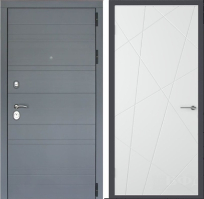 Дверь ЗД Лира Софт графит