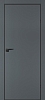 Межкомнатная дверь P-1 кромка ABS черная c 4-х ст. Графит матовый